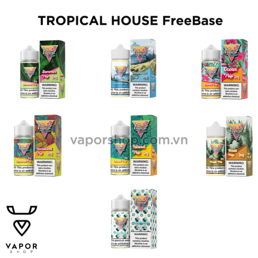 TROPICAL HOUSE FREEBASE 100ML - VI MOI