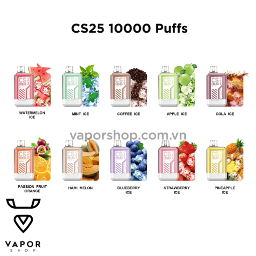 CS25 10000 Puffs - Full vị